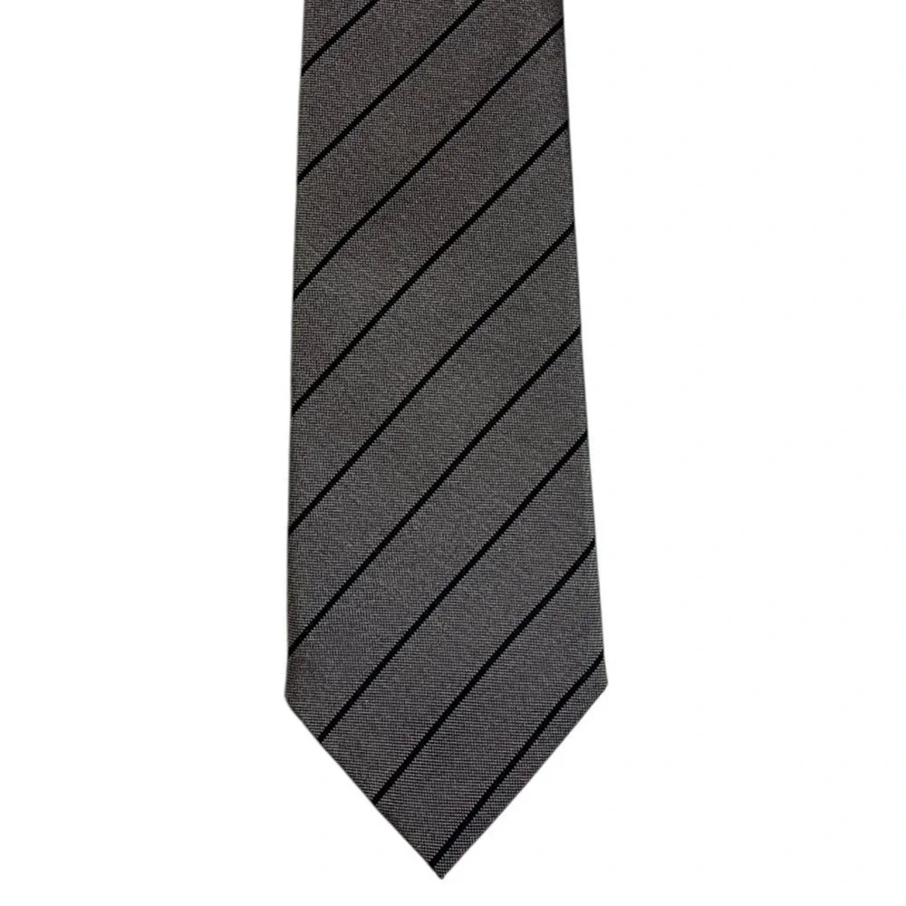 Banana Republic Narrow Silk Tie Quiet Luxury Slim Old Money Made in Italy Formal